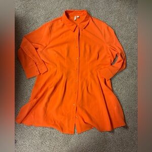Cato Bright Orange Blouse